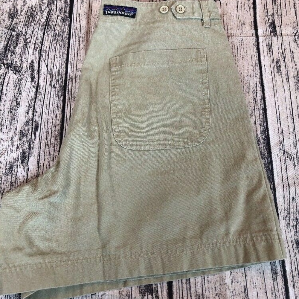 Patagonia High Waist Women’s Shorts Cotton Khaki S